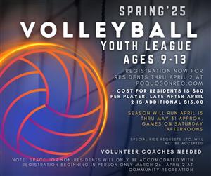 Volleyball League & Clinic Now registering