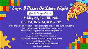 Pizza and Lego Fun.