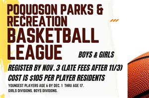 Register now for youth winter basketball league