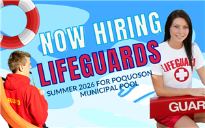 We're Training and hiring lifeguards for Poquoson Municipal Pool