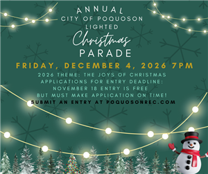 Annual City Christmas Parade Entry Information